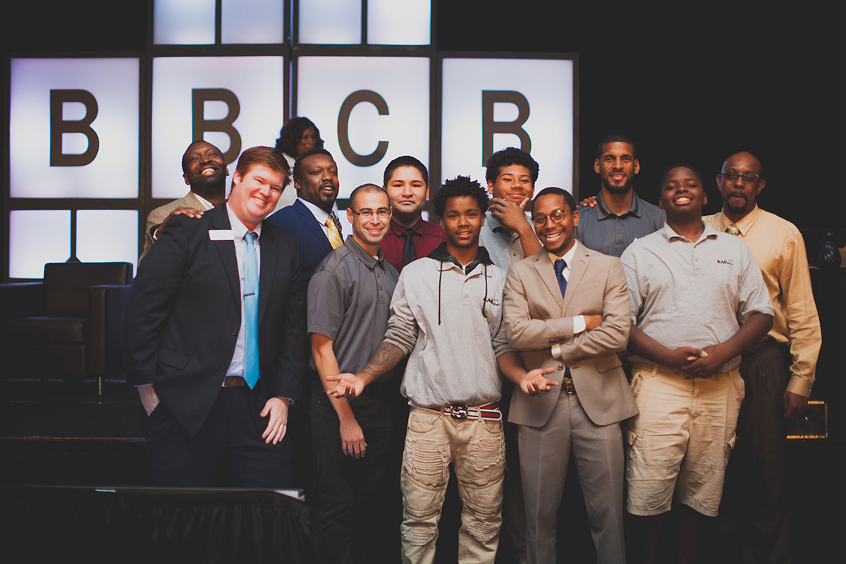 Nielsen attendees of the Dr. Sylvia Marion Carley Signature Luncheon with their AMIKids mentees.