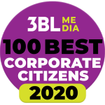 Nielsen is number 15 on the list of 100 Best Corporate Citizens by 3BL Media