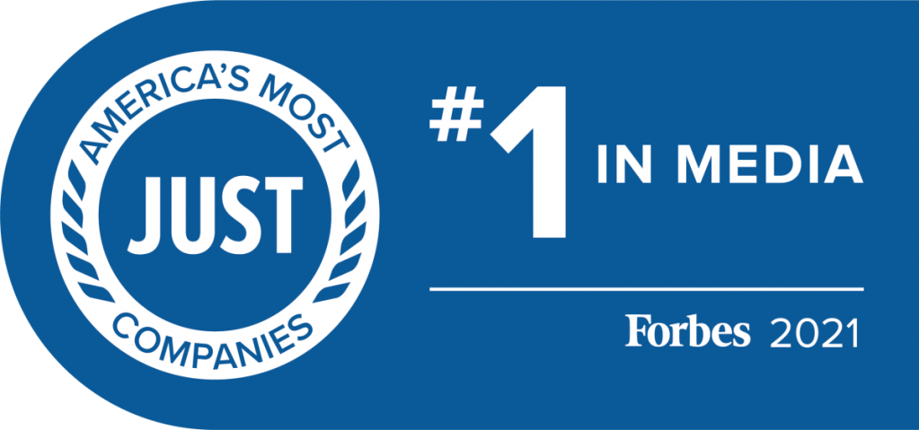 닐슨, JUST Capital과 포브스의 연례 JUST 100 순위에서 미디어 업계 1위 차지