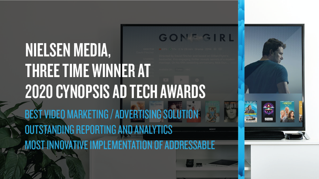 Nielsen Media 3x lauréat des 2020 Cynopsis Ad Tech Awards