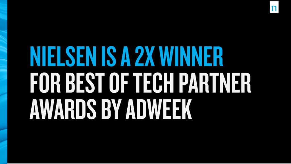 Nielsen ist zweifacher Kategoriensieger bei den Adweek Readers' Choice Best in Tech Partner Awards 2021