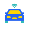 WIFI搭載車の青黄色のアイコン