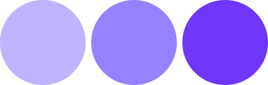 青色の影付きの円